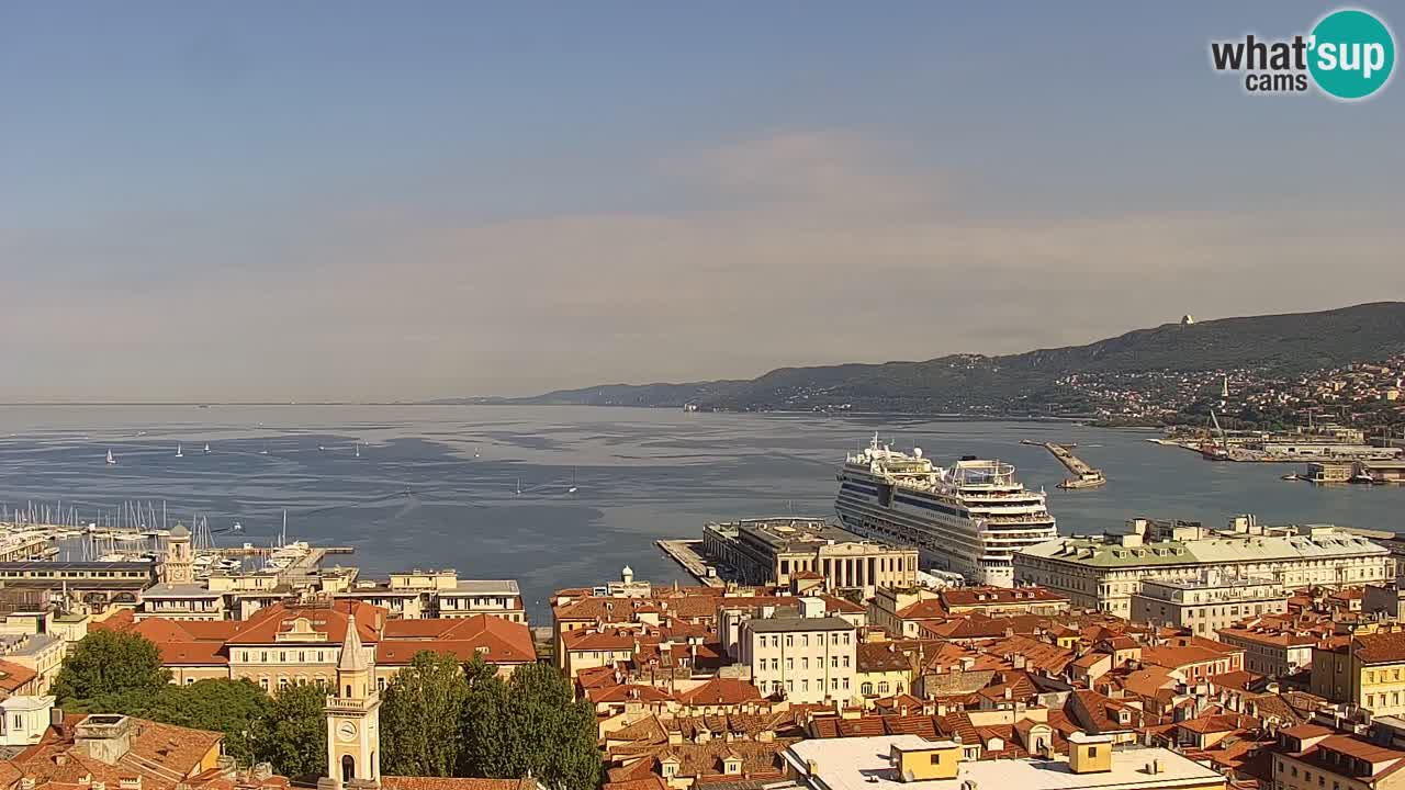 Web kamera Trst – pogled sa svetišta Monte Grisa