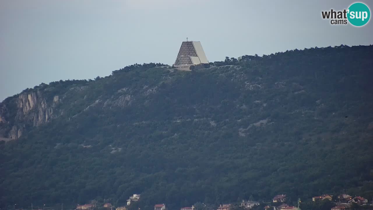 Webcam en vivo Trieste, ciudad, golfo, puerto y castillo de Miramare