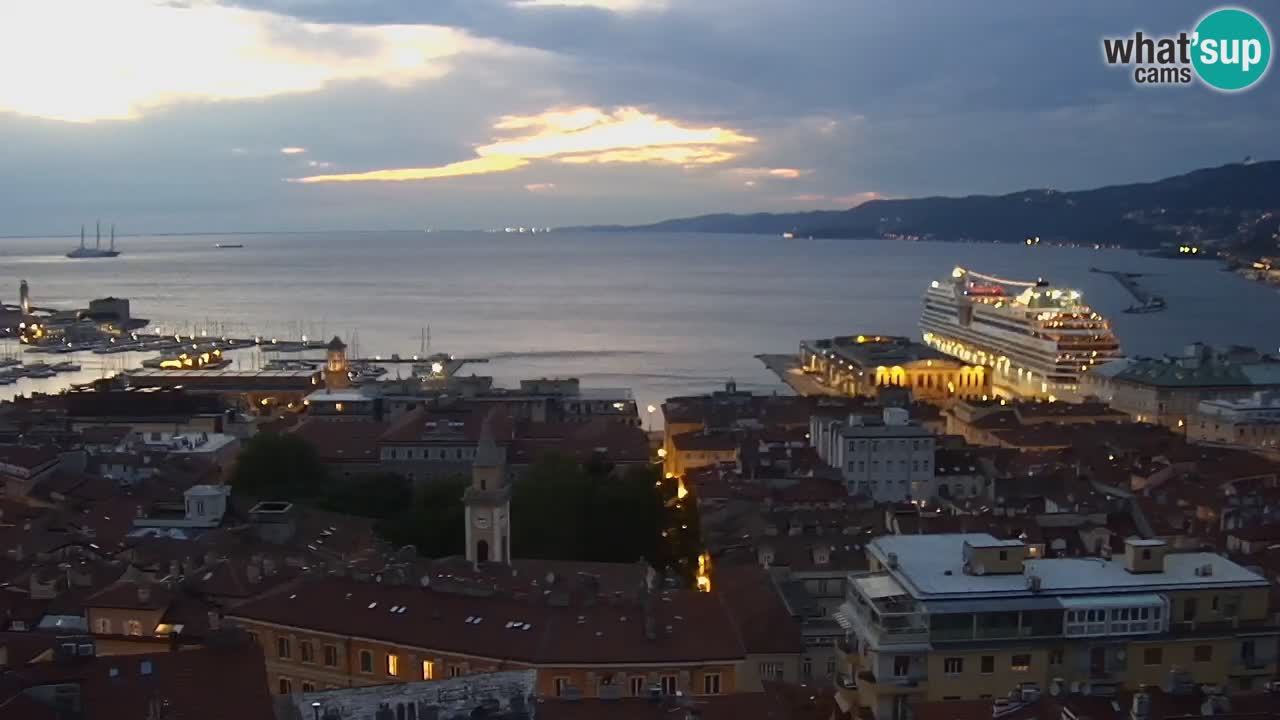 Web kamera Trst – pogled sa svetišta Monte Grisa