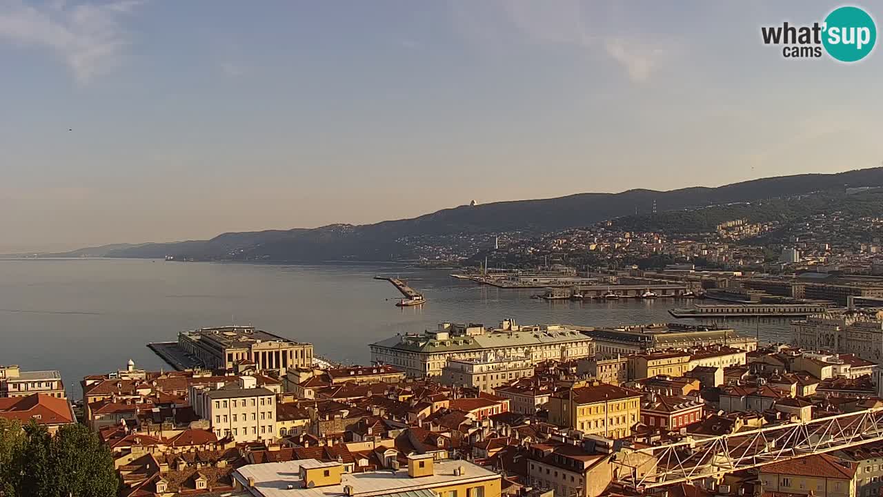 Webcam Trieste –  Vista desde el santuario Monte Grisa