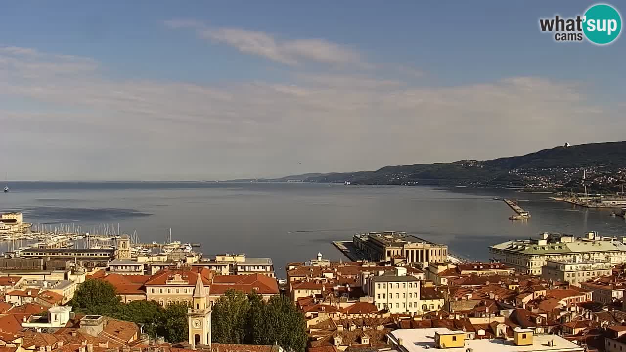 Webcam Trieste – Panorama dal Santuario Monte Grisa