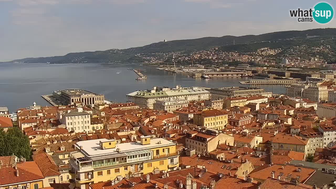 Spletna kamera Trst – pogled s svetišča Monte Grisa