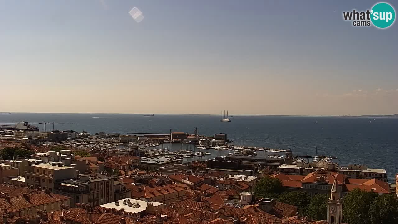 Webcam Trieste –  Vista desde el santuario Monte Grisa