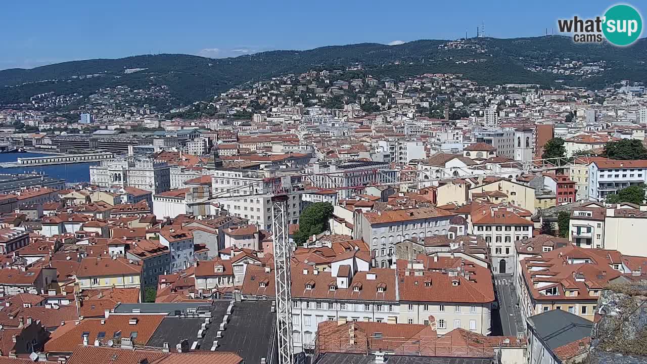 Webcam Trieste – Vue du sanctuaire Monte Grisa