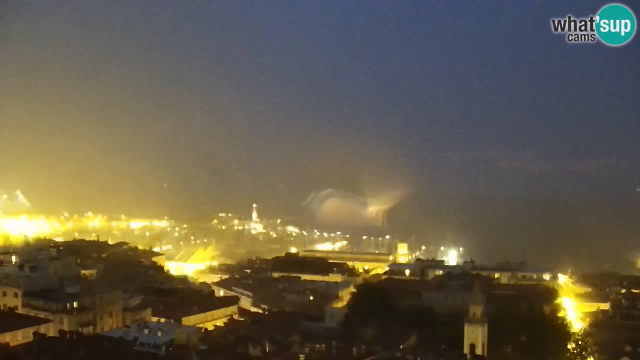 Webcam Trieste – Vue du sanctuaire Monte Grisa