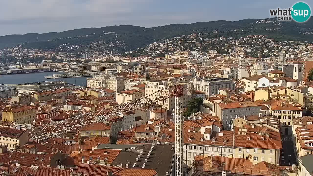 Webcam Trieste –  Vista desde el santuario Monte Grisa