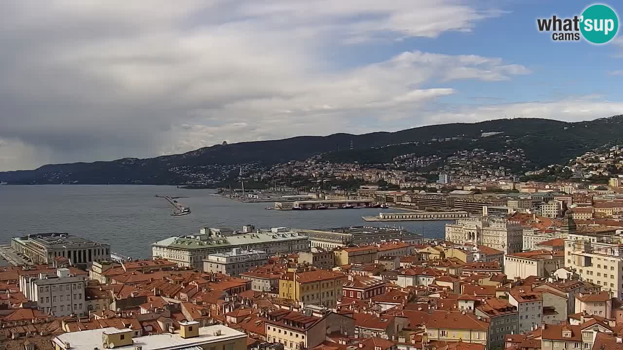 Spletna kamera Trst – pogled s svetišča Monte Grisa
