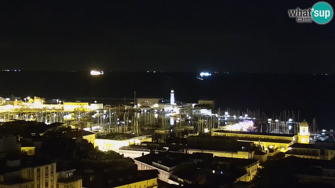 Web kamera Trst – pogled sa svetišta Monte Grisa