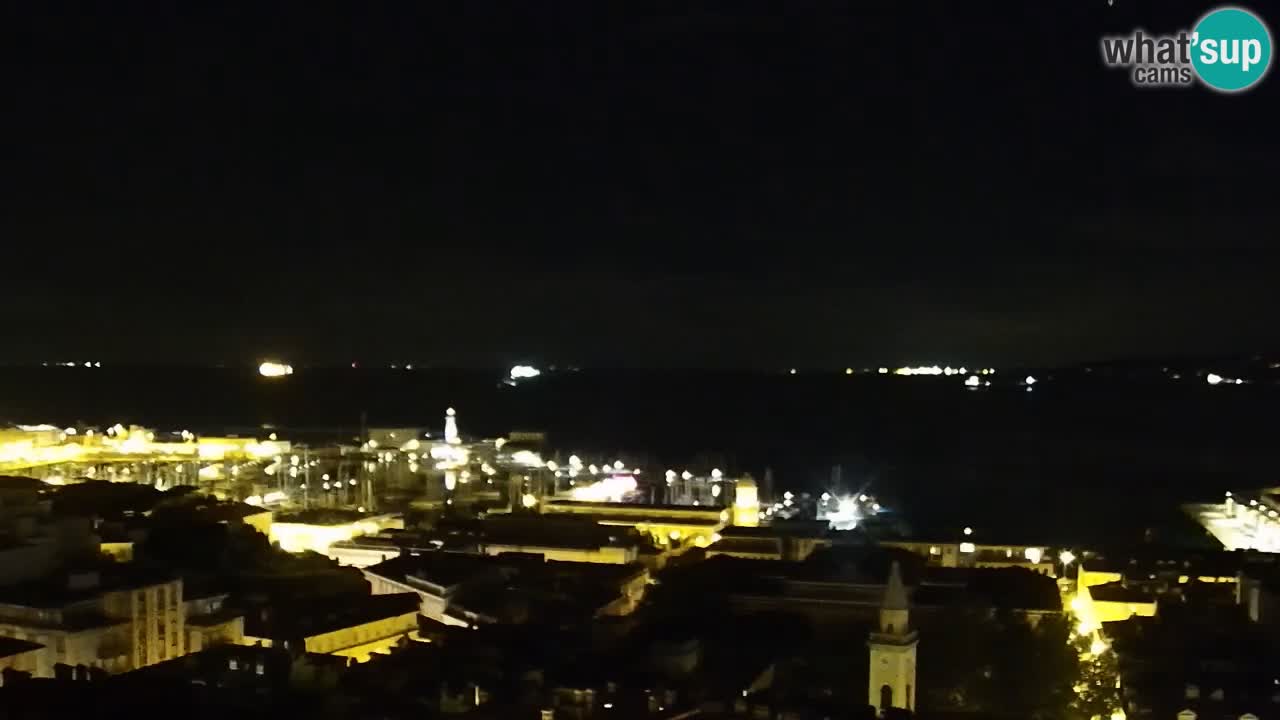 Spletna kamera Trst – pogled s svetišča Monte Grisa