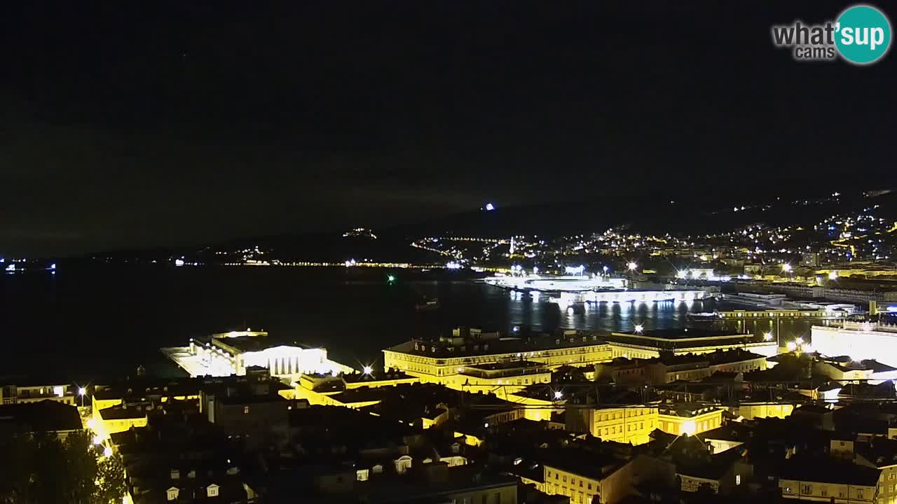 Spletna kamera Trst – pogled s svetišča Monte Grisa