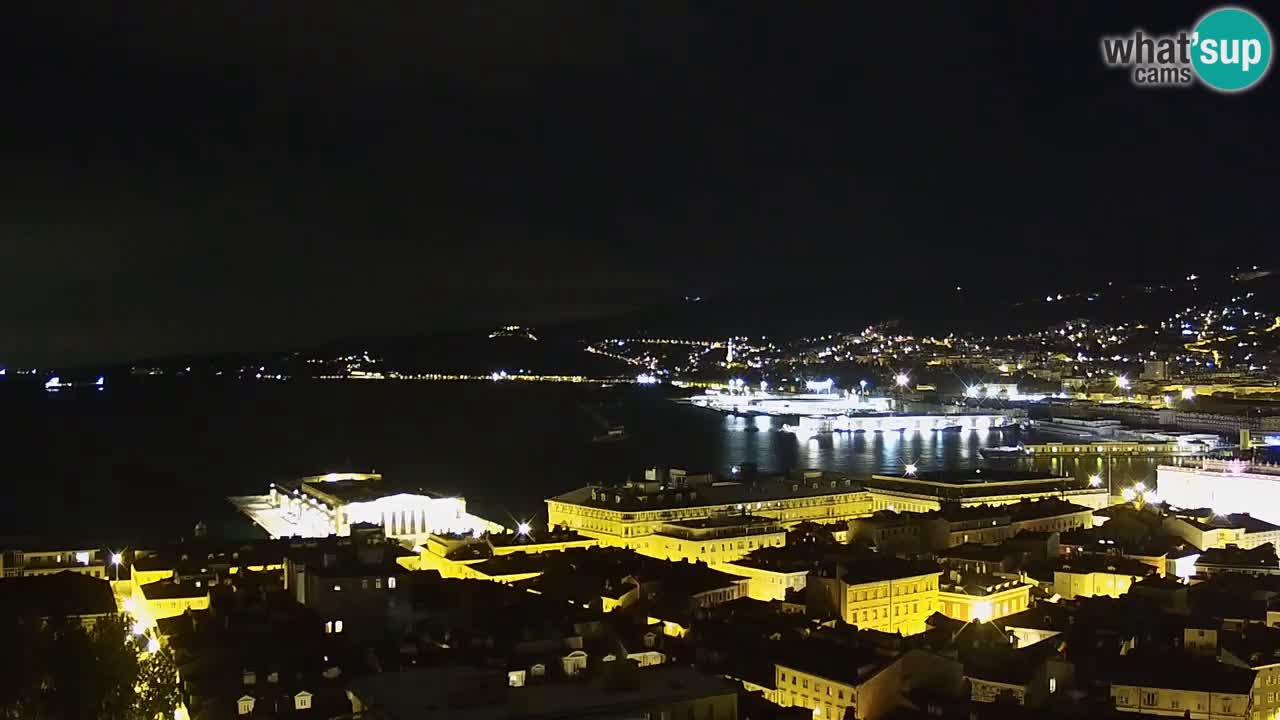 Spletna kamera Trst – pogled s svetišča Monte Grisa