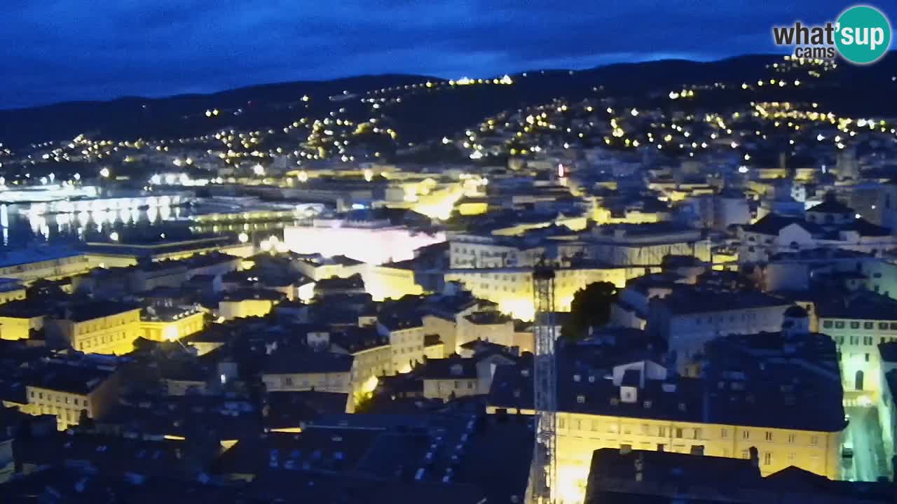 Webcam Trieste – Vue du sanctuaire Monte Grisa