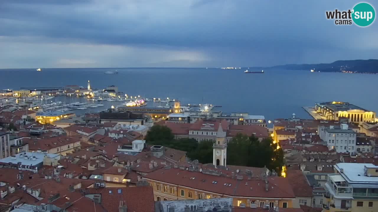 Webcam Trieste –  Vista desde el santuario Monte Grisa