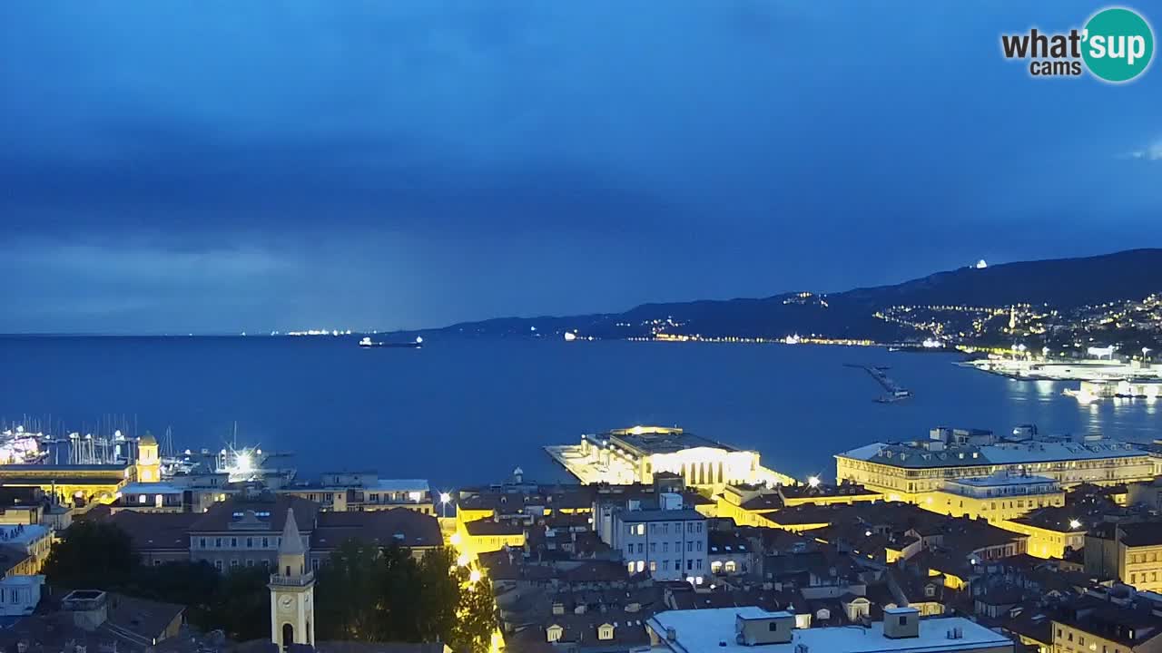 Webcam Trieste – Vue du sanctuaire Monte Grisa