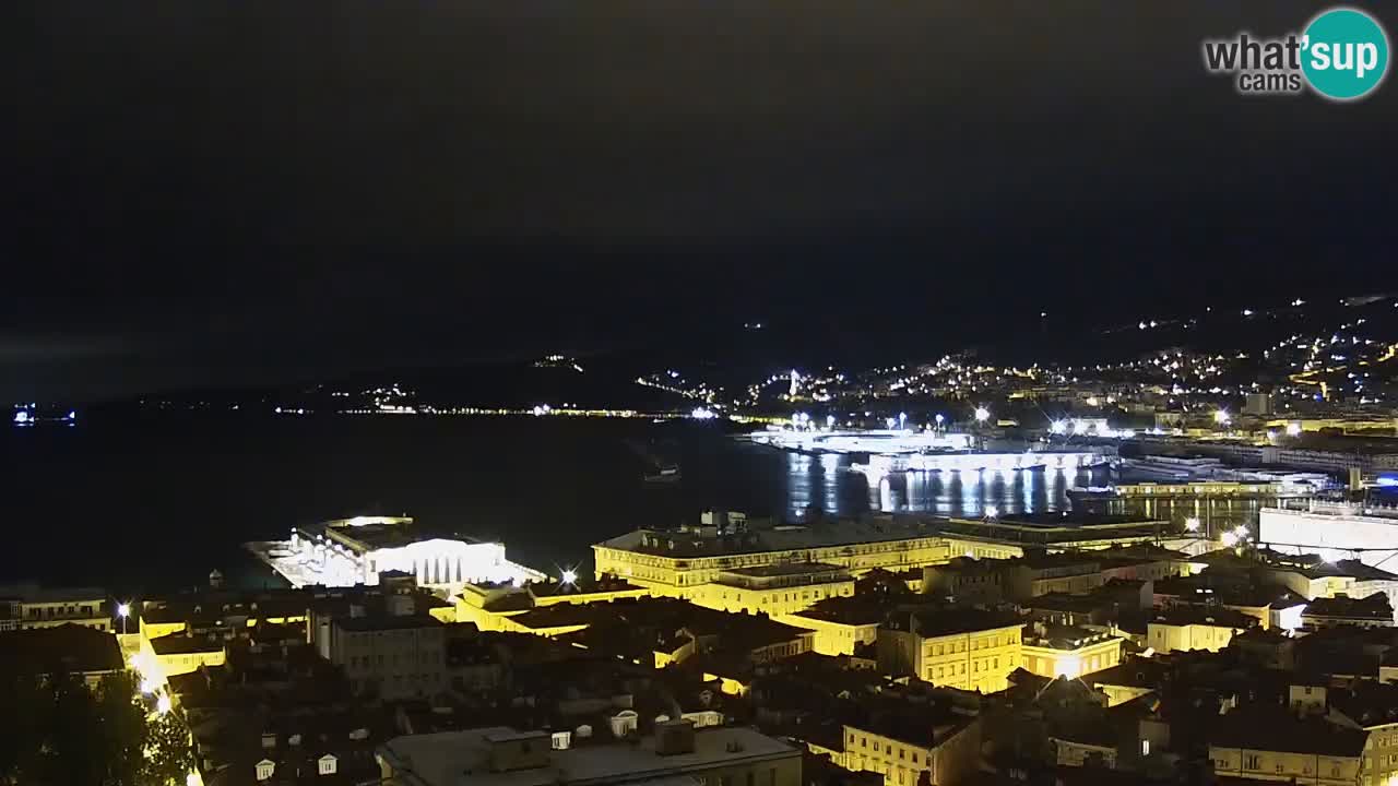 Spletna kamera Trst – pogled s svetišča Monte Grisa