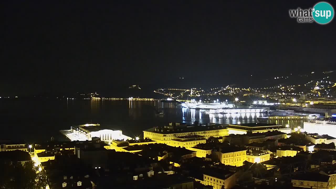 Webcam Trieste –  Vista desde el santuario Monte Grisa