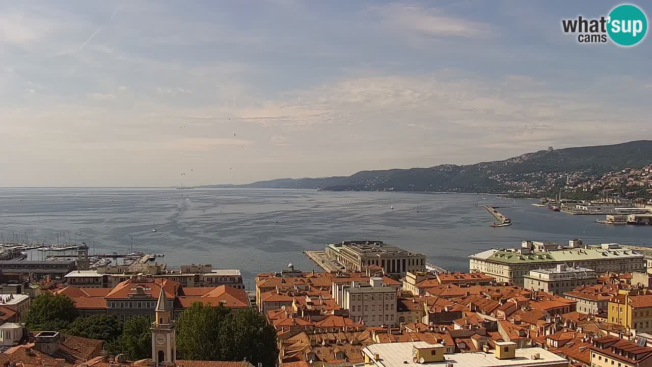 Webcam Trieste –  Vista desde el santuario Monte Grisa