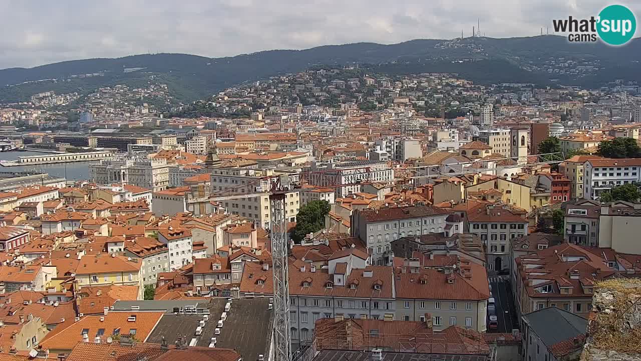 Webcam Trieste –  Vista desde el santuario Monte Grisa