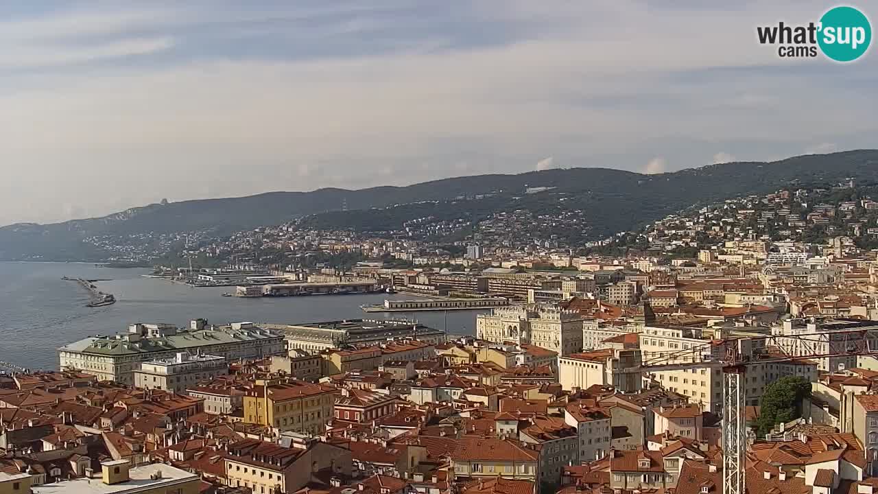 Spletna kamera Trst – pogled s svetišča Monte Grisa