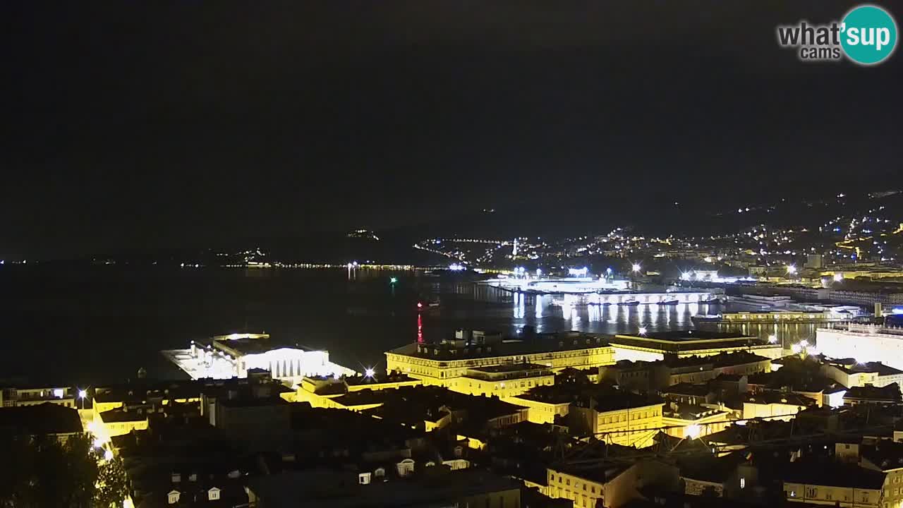 Webcam Trieste –  Vista desde el santuario Monte Grisa