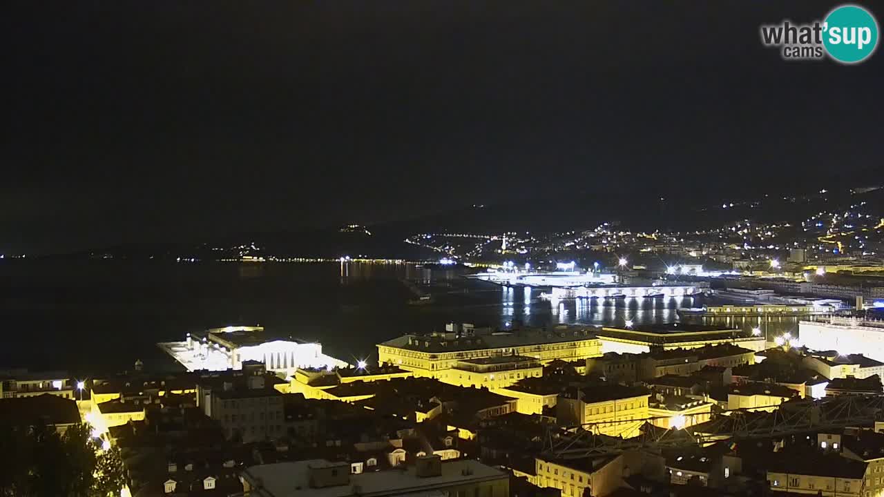 Web kamera Trst – pogled sa svetišta Monte Grisa
