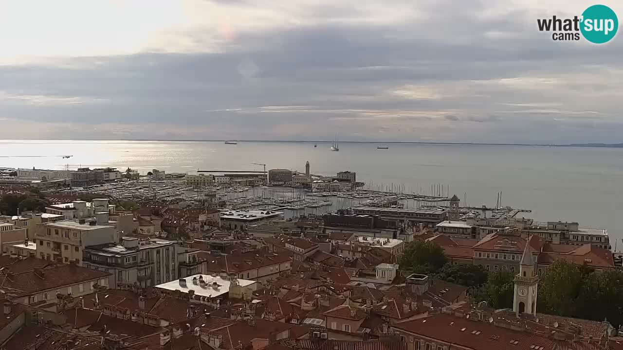 Webcam Triest – Blick vom Heiligtum Monte Grisa