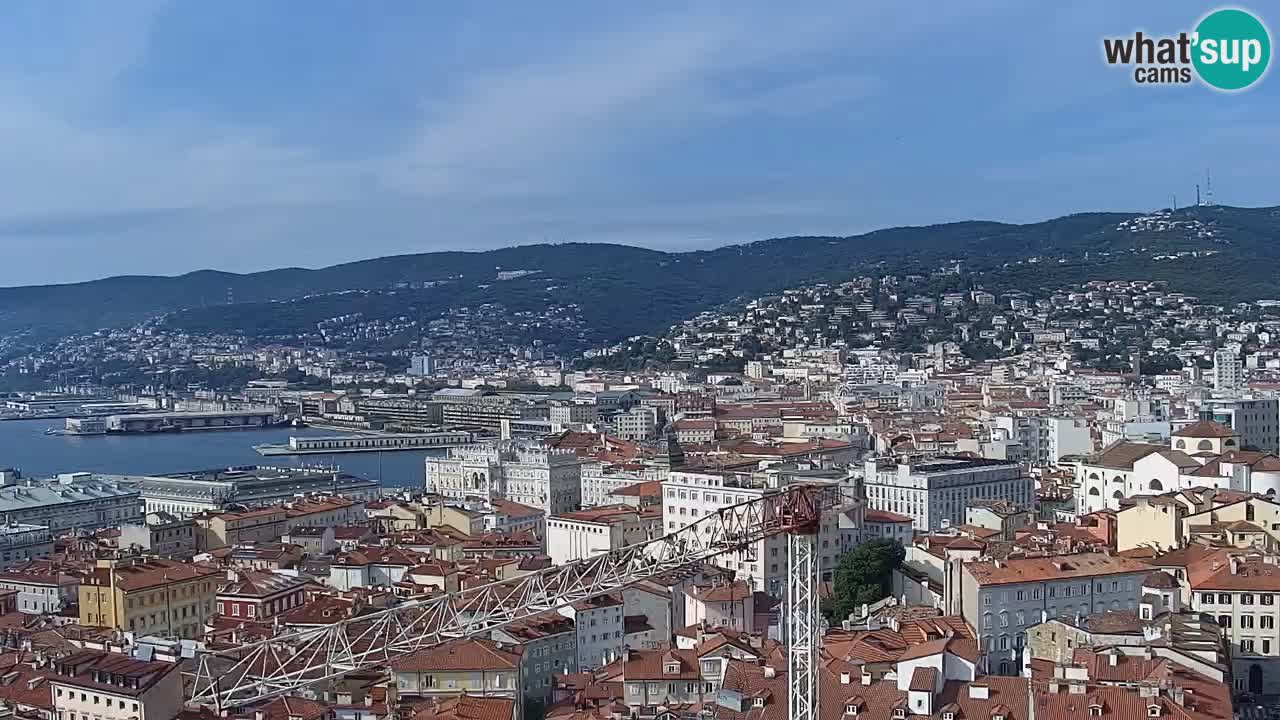 Webcam Triest – Blick vom Heiligtum Monte Grisa