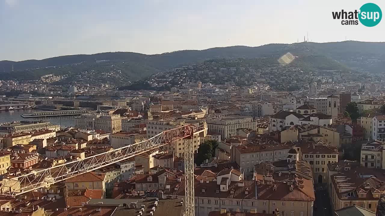 Webcam Trieste –  Vista desde el santuario Monte Grisa