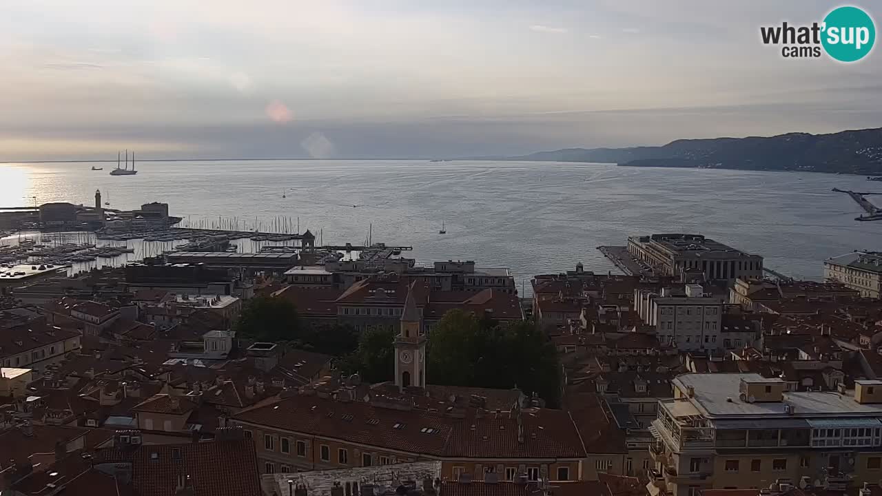 Spletna kamera Trst – pogled s svetišča Monte Grisa