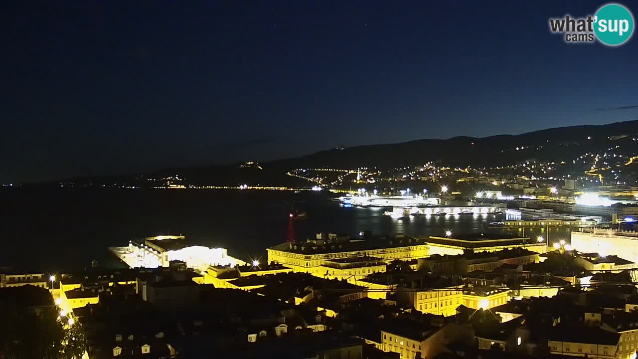 Web kamera Trst – pogled sa svetišta Monte Grisa