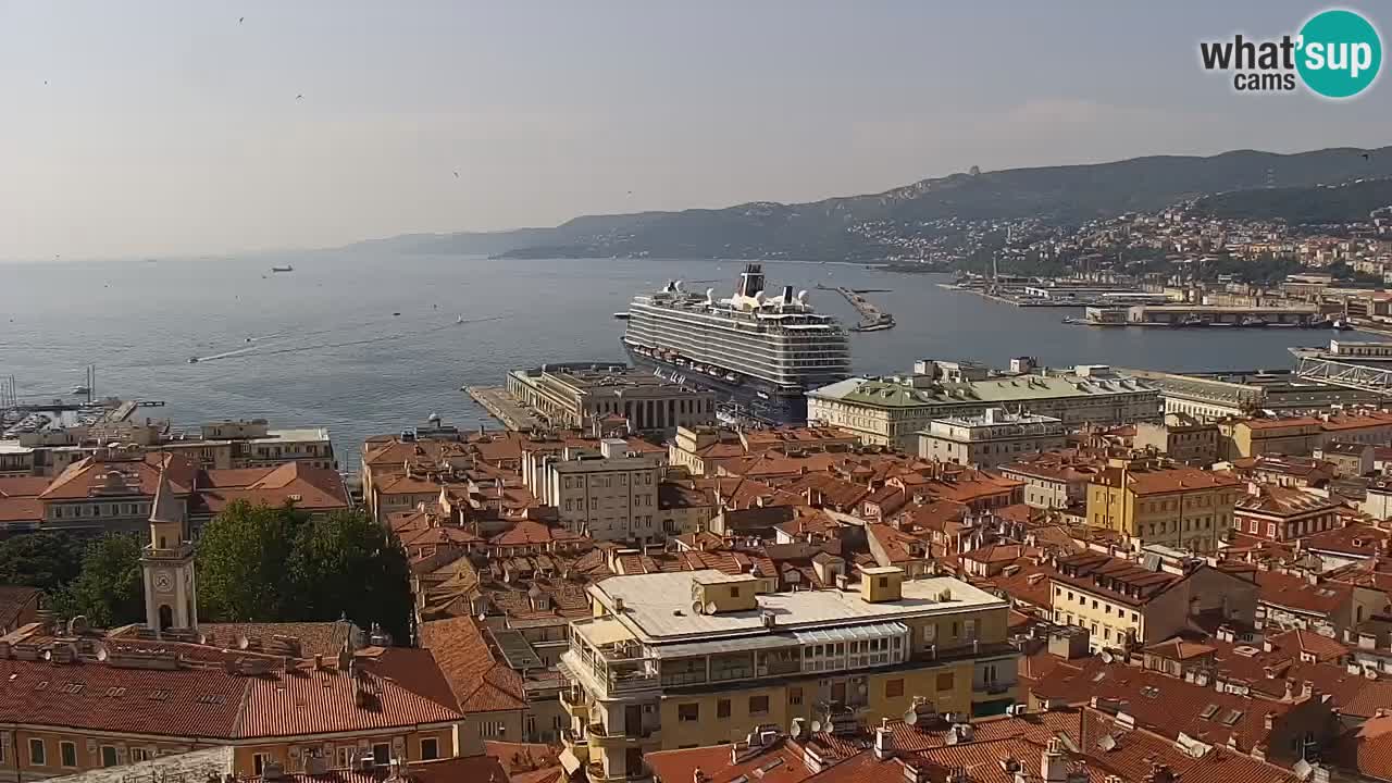 Webcam Trieste – Vue du sanctuaire Monte Grisa
