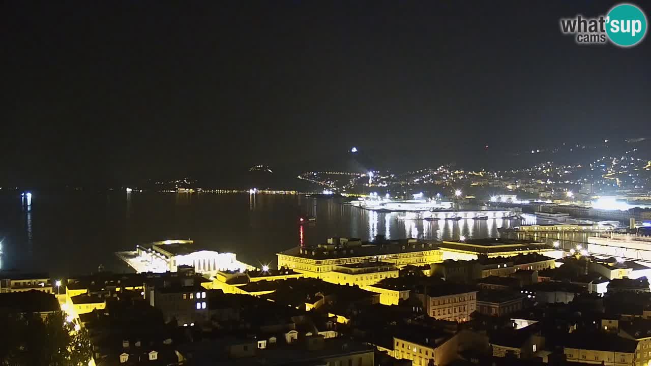 Spletna kamera Trst – pogled s svetišča Monte Grisa