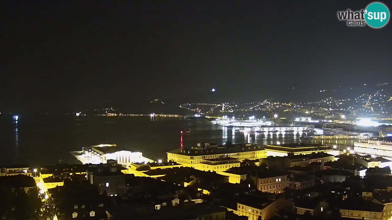 Web kamera Trst – pogled sa svetišta Monte Grisa