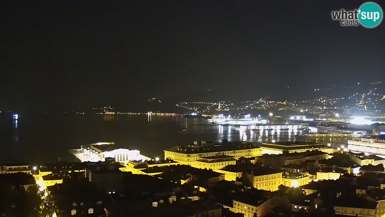 Webcam Trieste – Panorama dal Santuario Monte Grisa