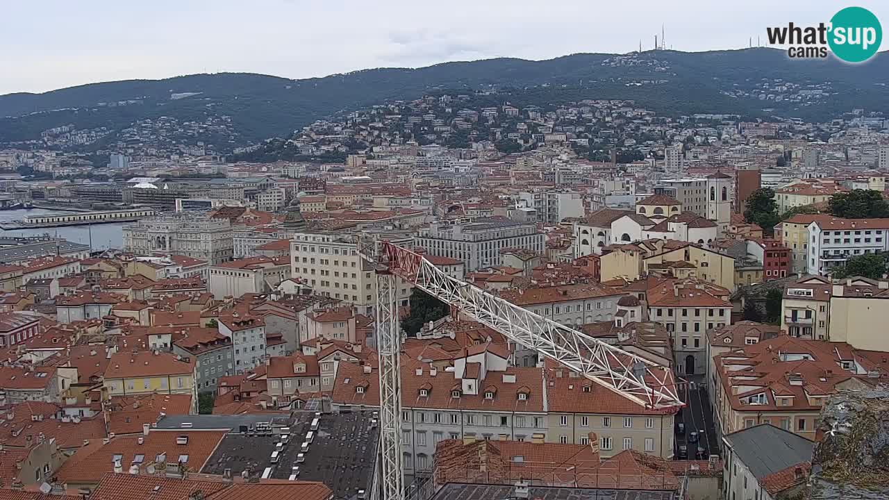 Live-Webcam Triest – Panorama der Stadt, des Golfs, der Seestation und des Schlosses Miramare