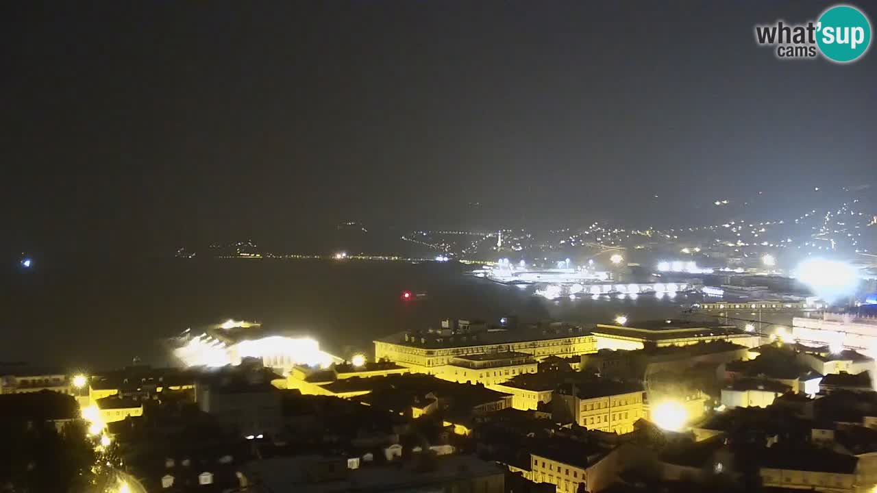 Webcam Trieste –  Vista desde el santuario Monte Grisa
