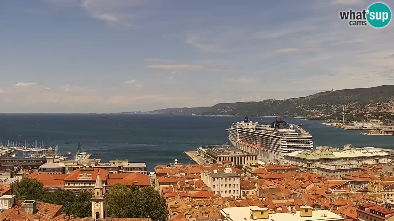 Web kamera Trst – pogled sa svetišta Monte Grisa