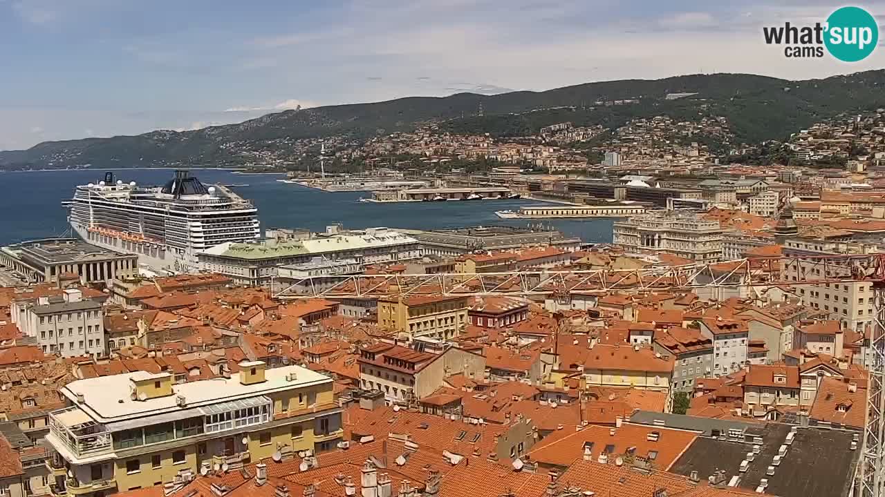 Webcam Trieste – Vue du sanctuaire Monte Grisa