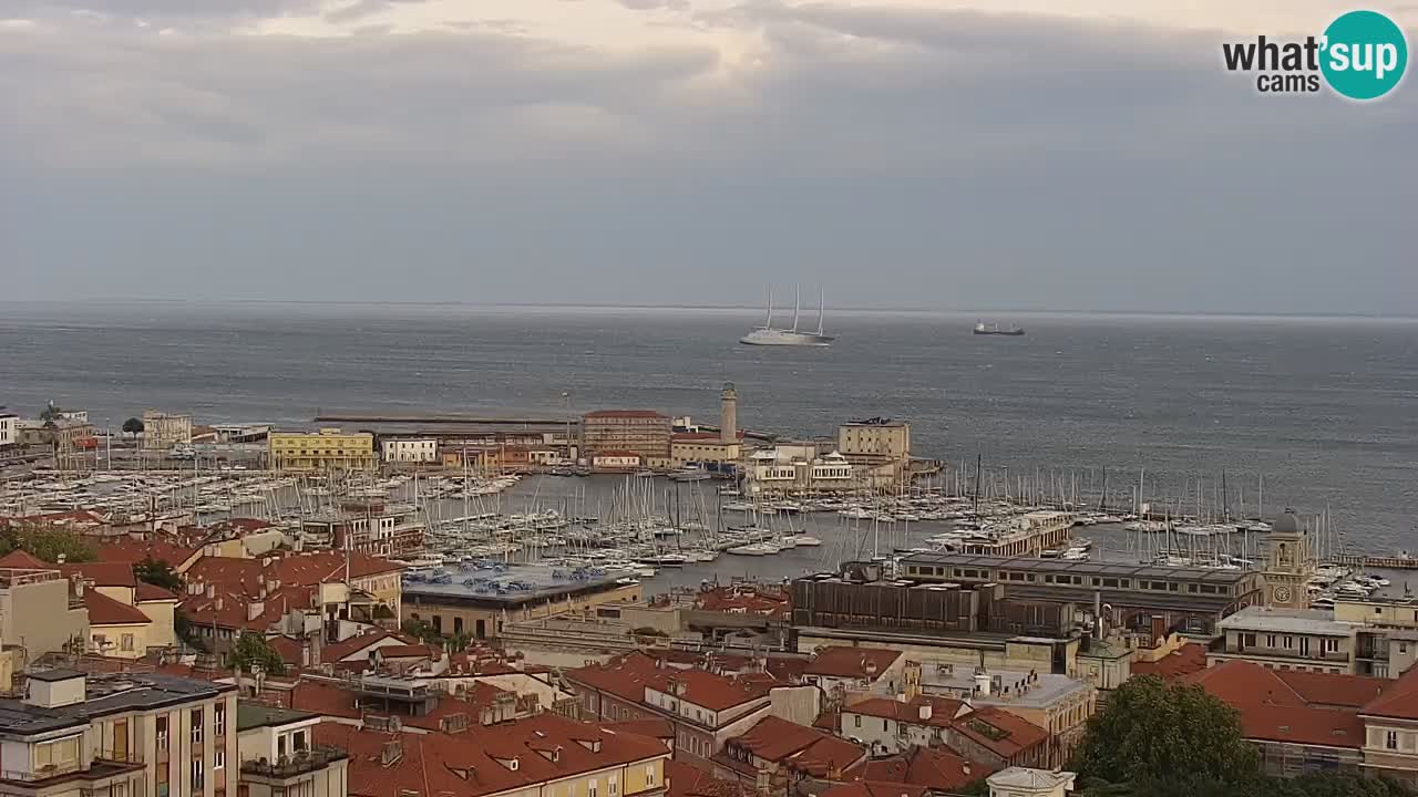 Webcam Trieste –  Vista desde el santuario Monte Grisa