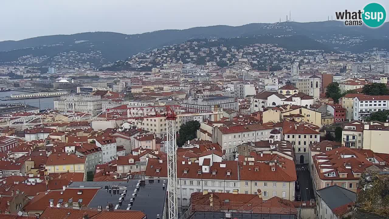 Live-Webcam Triest – Panorama der Stadt, des Golfs, der Seestation und des Schlosses Miramare