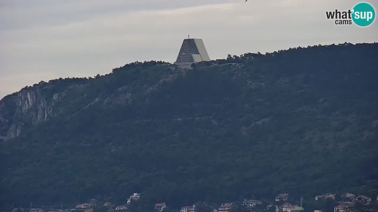 Live webcam Trieste – Panorama of the city, the Gulf, the maritime station and the Miramare castle