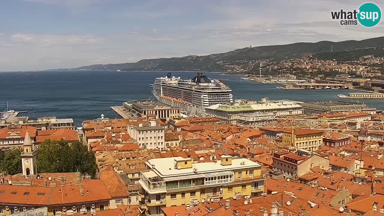 Webcam Trieste – Vue du sanctuaire Monte Grisa