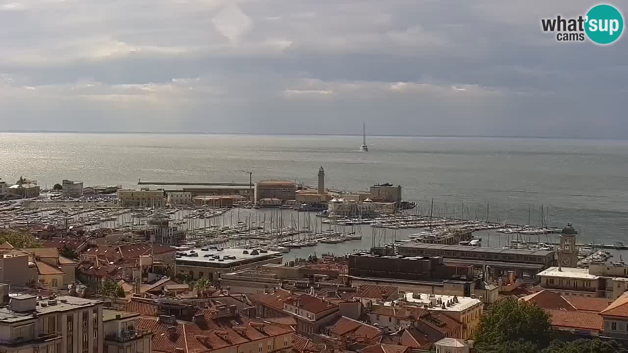 Webcam Trieste –  Vista desde el santuario Monte Grisa