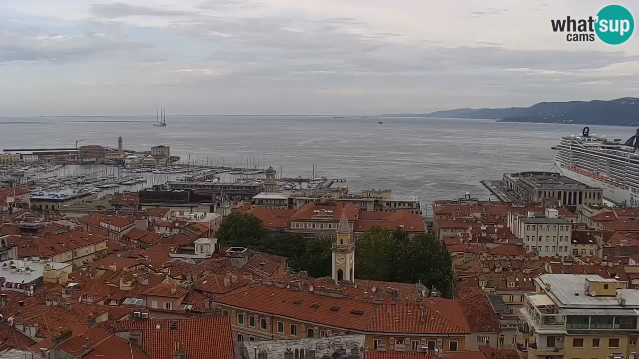 Webcam Trieste – Vue du sanctuaire Monte Grisa
