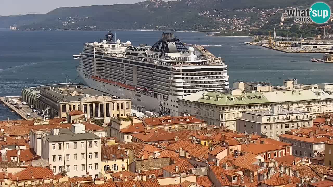 Web kamera Trst – pogled sa svetišta Monte Grisa