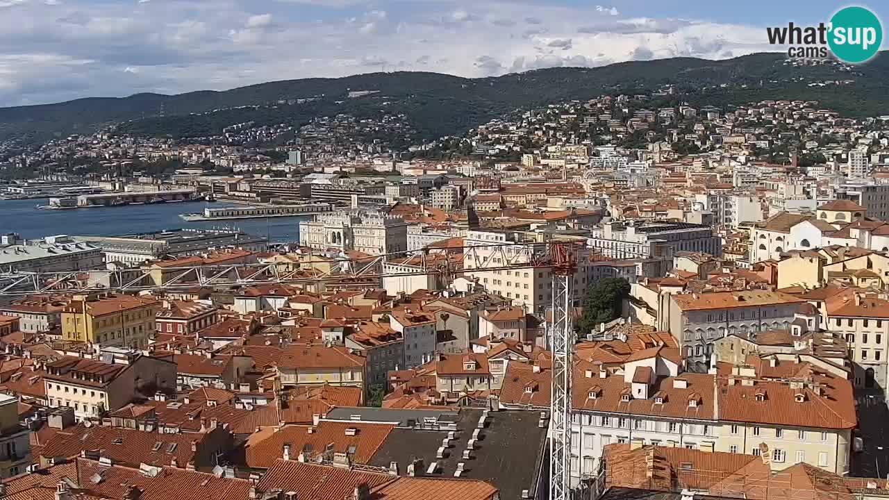 Spletna kamera Trst – pogled s svetišča Monte Grisa