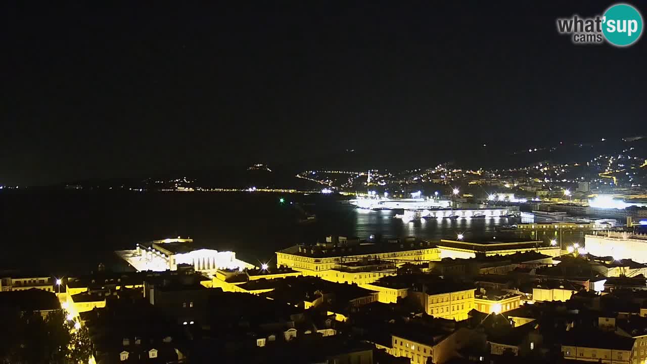 Web kamera Trst – pogled sa svetišta Monte Grisa
