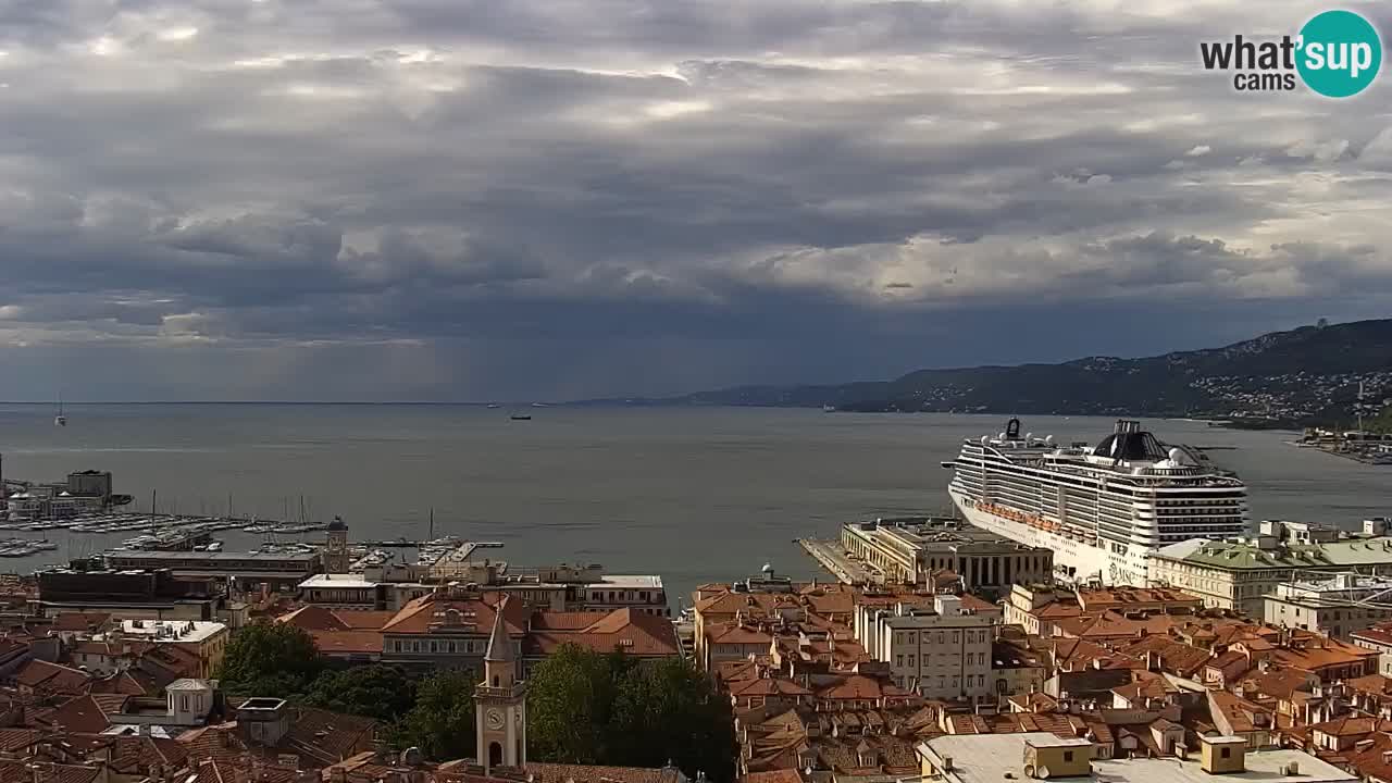 Spletna kamera Trst – pogled s svetišča Monte Grisa