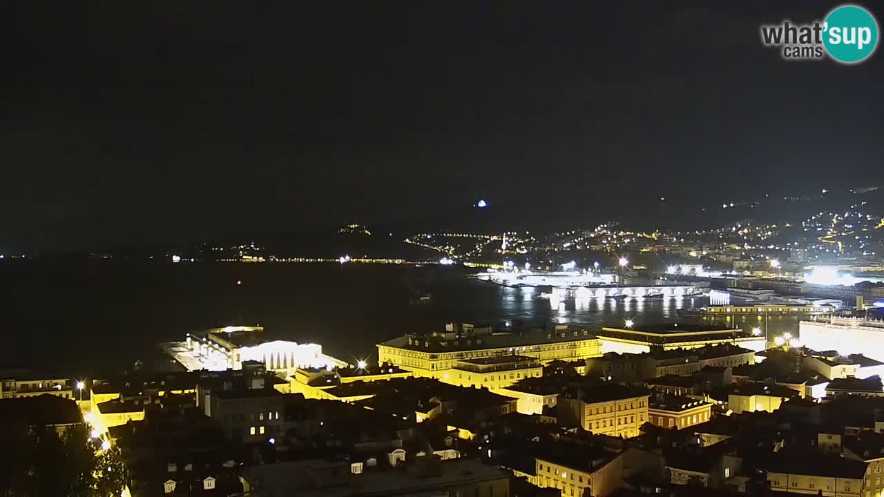 Web kamera Trst – pogled sa svetišta Monte Grisa
