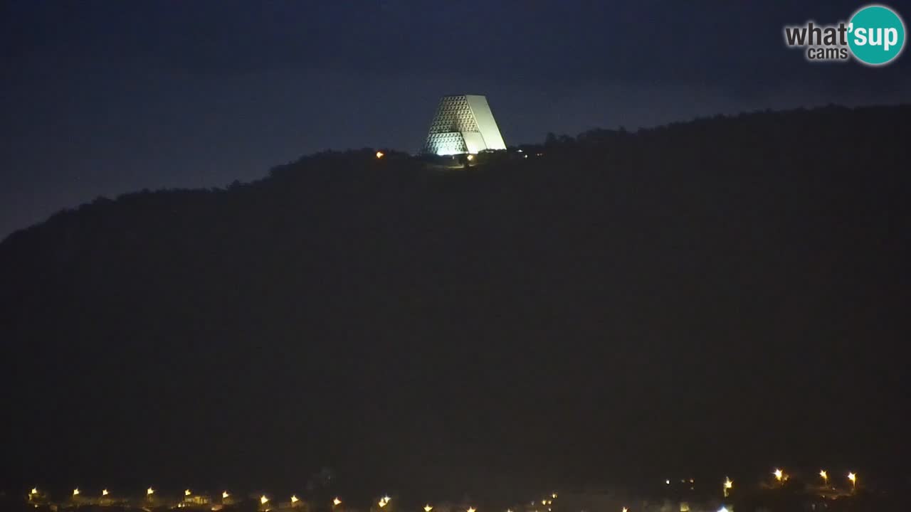 Webcam Trieste – Panorama dal Santuario Monte Grisa